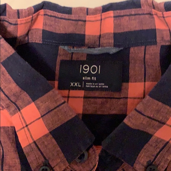 1901 plaid dress shirt - Picture 2 of 3